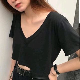 áo coroptop fom rộng