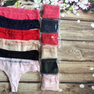 QVI83 - Quần lót lọt khe cotton ren trên - hàng cao cấp