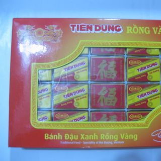 Bánh Đậu Xanh Tiên Dung - trung 380g- Thơm Ngon Bánh Mới - Tvbmart