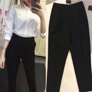 Quần baggy chun lưng khoá sườn