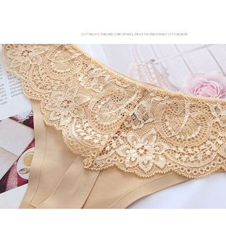 QTH261 - Quần lọt khe su phối ren