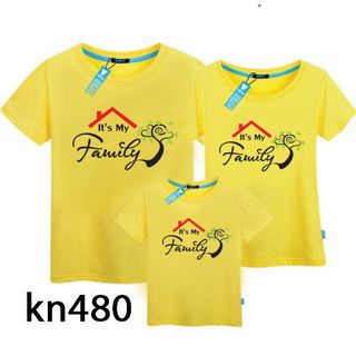 Áo nhóm áo gia đình vàng