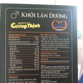 Viên uống hổ trơ sinh lý nam