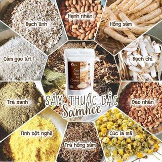bột tắm trắng samhee