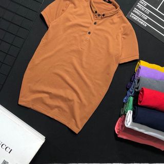 ÁO THUN CỔ TRỤ BẺ