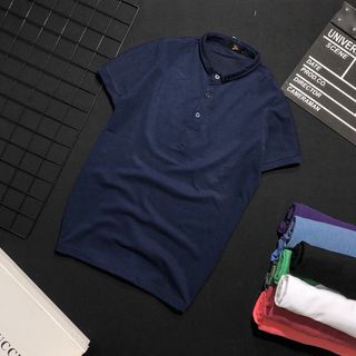 ÁO THUN CỔ TRỤ BẺ