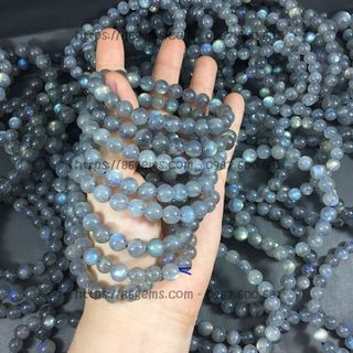 Vòng đá xà cừ labradorite bán sỉ - Hàng tự nhiên có kiểm định