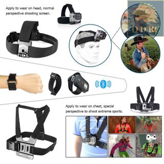 Bộ phụ kiện 50 món in 1 cho GOPRO XIAOMI SJCAM máy quay hành động action cam tặng kèm hộp đựng cao cấp N55