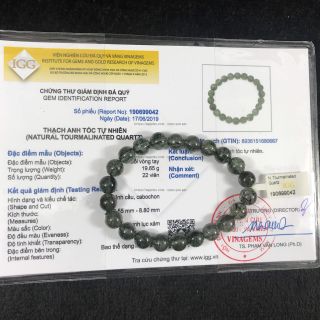 Vòng thạch anh tóc xanh bán sỉ - Hàng tự nhiên có kiểm định