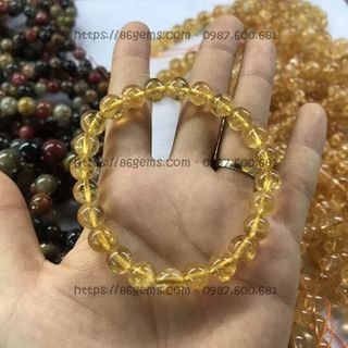 Vòng thạch anh vàng bán sỉ - Hàng tự nhiên có kiểm định