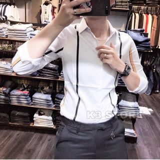 Áo Sơmi Sọc Chuẩn Men 02