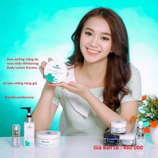 Kem Dưỡng Trắng Da Toàn Thân Whitening Body Lotion Korena 200ml Giá Sí Giá Buôn