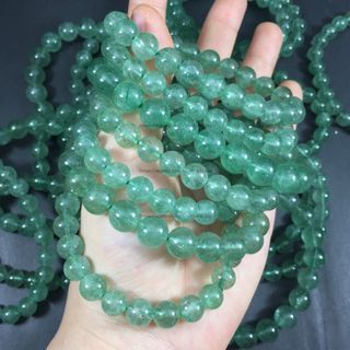 Vòng thạch anh dâu xanh bán sỉ - Hàng tự nhiên có kiểm định