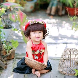 Yếm Đào Bé Gái