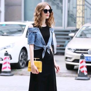 Đầm phối ren hàng cao cấp