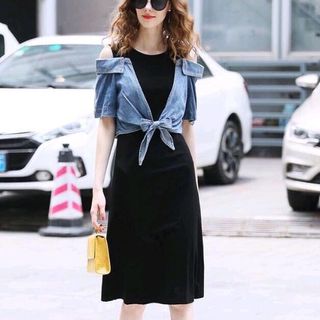 Đầm phối ren hàng cao cấp