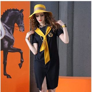 Đầm kèm khăn cao cấp