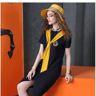 Đầm kèm khăn cao cấp