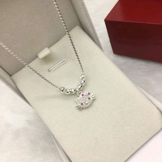 DÂY MẶT MÈO KITTY BẠC TA