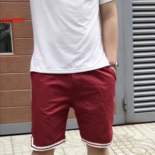 Quần shorts kaki phối 3 sọc nam thời trang