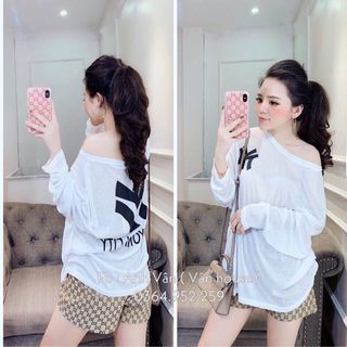 Áo thun giấy hoạ tiết