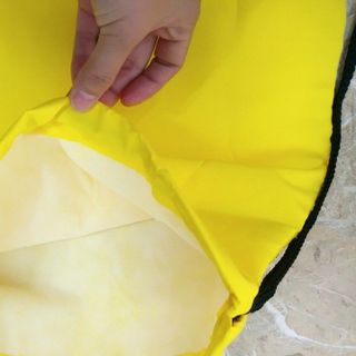 túi dây rút màu vàng 2 lớp