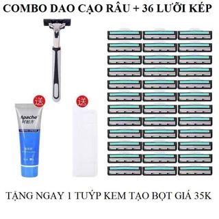 Chuyên sỉ Set dao cạo dâu 36 bàn cạo tuyp kem cạo giá sỉ