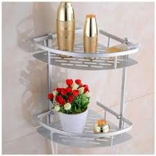 Kệ Góc Nhà Tắm Hợp Kim Nhôm Chống Gỉ 2 Tầng