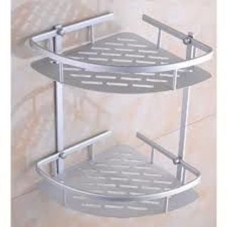 Kệ Góc Nhà Tắm Hợp Kim Nhôm Chống Gỉ 2 Tầng