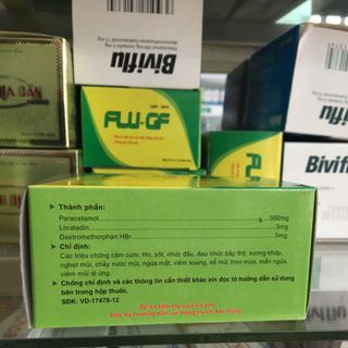 Viên uống giảm triệu chứng cảm cúm Flu GF