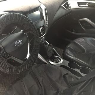 áo phủ ghế ô tô 4 chỗ vô lăng cần số cho các gara