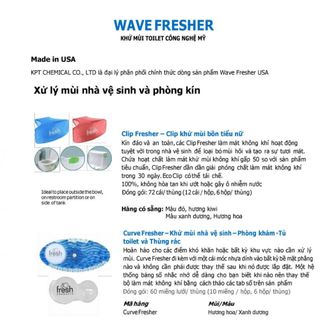 Khử mùi bồn tiểu nữa wave Fresh