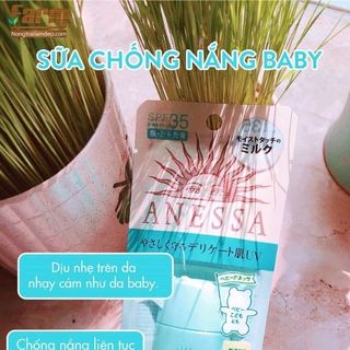 Tinh Chất Sữa Chống Nắng Anessa Dành Cho Da Nhạy Cảm Trẻ Em SPF35/PA 20ml