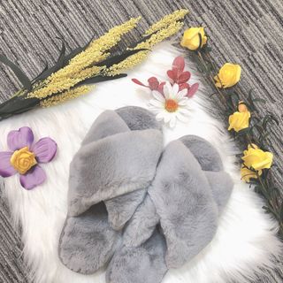 DÉP BÔNG ĐI TRONG NHÀ QUAI CHÉO ĐỦ MÀU