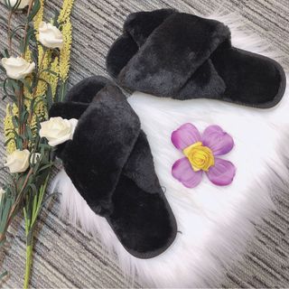 DÉP BÔNG ĐI TRONG NHÀ QUAI CHÉO ĐỦ MÀU