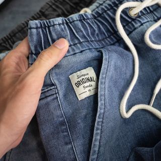 Quần short jean nam lưng thun - SN04