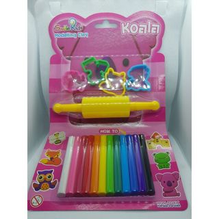 Bộ đất nặn khuôn hình gấu trúc Koala - Smile Kids-SK-100RM/KO