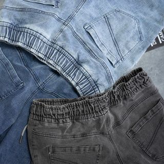 Quần short jean nam lưng thun - SN04