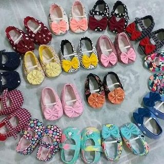 giày vải bé gái chọn màu