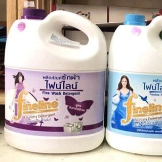 Nước giặt xả Fineline can 3 lít Thái Lan thùng