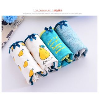 Quần lót dễ thương hoa size L sỉ lố 10 cái không chọn màu