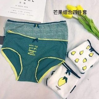 Quần lót dễ thương hoa size L sỉ lố 10 cái không chọn màu