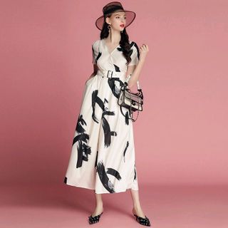 Sét bộ váy lụa hàng cao cấp