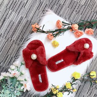 DÉP BÔNG ĐI TRONG NHÀ CAO CẤP CÓ NƠ
