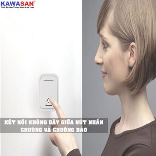 CHUÔNG CỬA KHÔNG DÂY KAWASAN MODEL KW-DB658