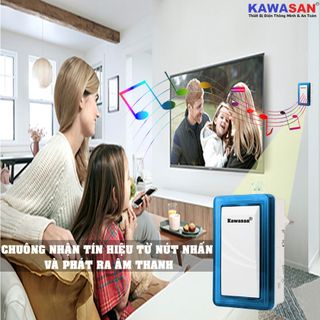 CHUÔNG CỬA KHÔNG DÂY KAWASAN MODEL KW-DB658