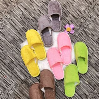 DÉP BÔNG TRƠN ĐI TRONG NHÀ TIỆN LỢI ĐỦ MÀU