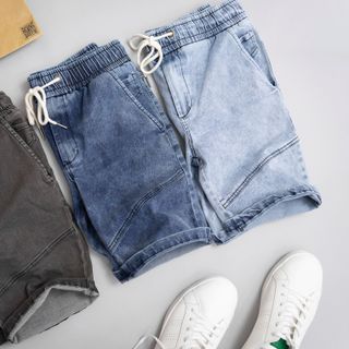 Quần short jean nam lưng thun - SN02