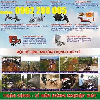 Bán Máy Làm đất Đa Năng Trâu Vàng 1WG4 Chống rung giá cực rẻ