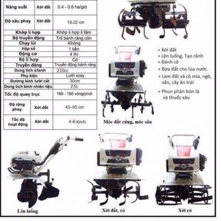 Bán Máy Làm đất Đa Năng Trâu Vàng 1WG4 Chống rung giá cực rẻ